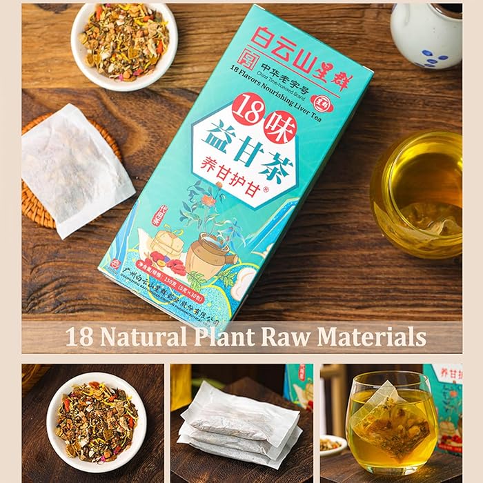 18 Flavors Liver Tea with 18 Different Herbs for Better Liver